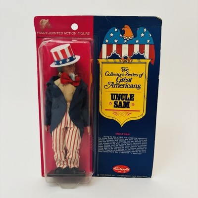 FunWorld Uncle Sam Collectors Series Of Great Americans Action Figure Toy New