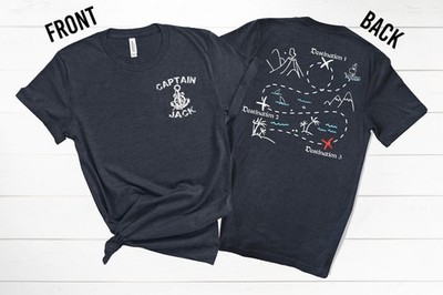 Custom Cruise Crew T shirt Treasure Map Shirt Family Cruise Shirt Pirate Shirt C