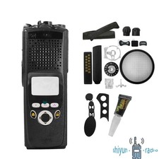 Black Repair Front Housing Case Cover for XTS5000 M2 LKD Radio No Copper Sheet