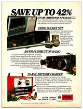 International Harvester Tool and Radio 1980 anuncio impreso original anuncio 8x11