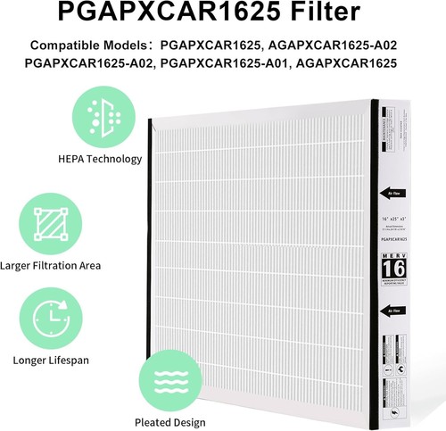 Upgraded PGAPXCAR1625-A02 MERV 16 Replacement Filter for Bryant/Carrier Air Puri - Picture 2 of 7