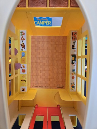 Vintage 1970s Fisher Price Little People 994 Play Family CAMPER 100% Comp W/Box - Picture 8 of 17