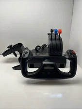 Logitech Flight Yoke System J-U0004 with Throttle Bundle-Tested Read Description