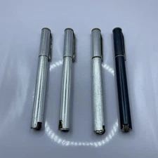 4 Vintage Colibri Butane Pocket Clip Pen Lighters Lot