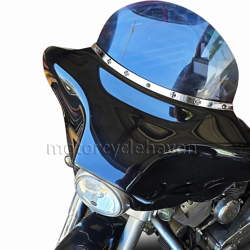 Harley Davidson Street Electra Glide Ultra 1996-2013 tira de parabrisas - cruz Foto 2 de 4