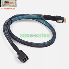 SFF8654 4i SlimSAS to 8643 SAS Cable, 50CM ICYDOCK LSI/Avago/Broadcom SAS HBA US