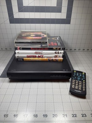 Capello DVD Player W/ Remote & 4/DVDs & 2 CDs Tested Working