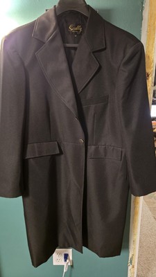 Old West Scully Black Frock Coat 44R