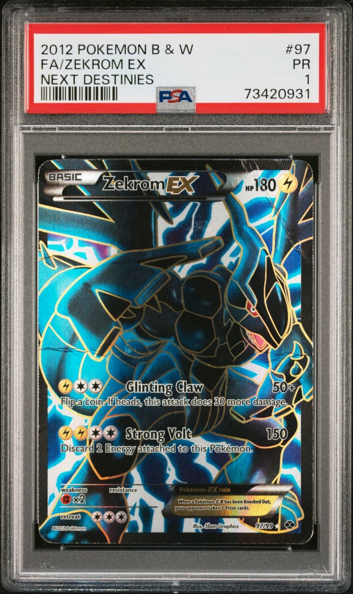 Zekrom EX (97 Full Art) 97/99 Next Destinies Holo for sale online