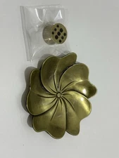 Brass Incense Holder Brass Incense Burner Stick Cone Incense catcher Flower