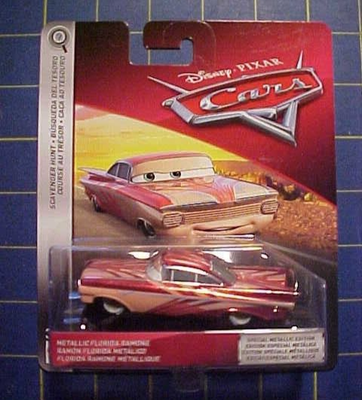 DISNEY PIXAR CARS MATALLIC FLORIDA RAMONE SCAVENGER HUNT CHASE