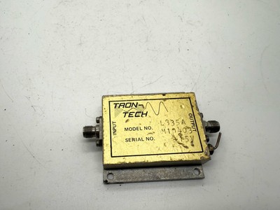 TRON TECH L335A RF Microwave Amplifier +15V High Gain Industrial Amp