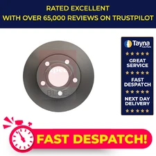 2x Brake Discs Pair Solid fits AUDI 100 C4 2.8 Rear 90 to 94 AAH 245mm Set New