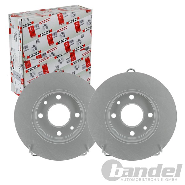 2X Ferodo 238Mm Bremsscheiben Voll Vorne Passend FüR Renault Rapid Super Twingo-image