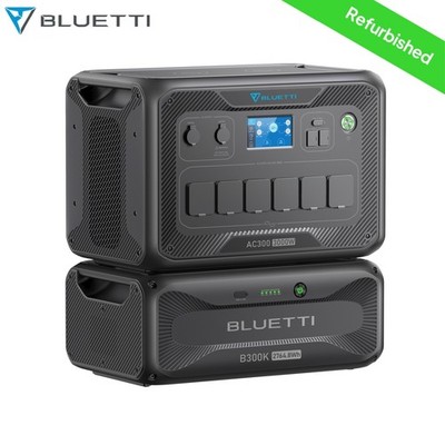 BLUETTI AC300 B300K Powerstation 3000W Solargenerator LiFePO4 2764Wh Speicher