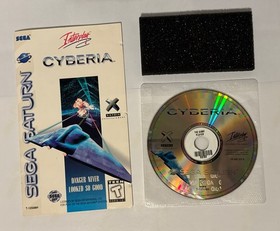 Cyberia Sega Saturn OEM Complete w/ Manual Clean Tested Works 👀 Read