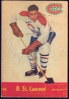 1955-56 PARKHURST MONTREAL CANADIENS D. ST. LAURENT CARD #48 GRADE POOR-F-G-E