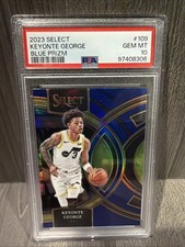 2023-24 Panini Select - Premier Level Keyonte George #109 Blue (RC) PSA 10