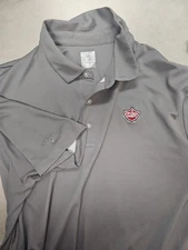 Callaway Opti Dry Swisher Sweets Gray Polo Shirt with Logo Patch