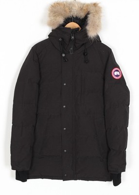 CANADA GOOSE Carson Parka Jacke Herren Größe S Kapuze Fell Daunen MJ6263