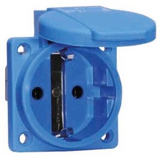 EURO Honda EU10i / EU20i / EU22i Panel Socket Schuko IP54 Blue