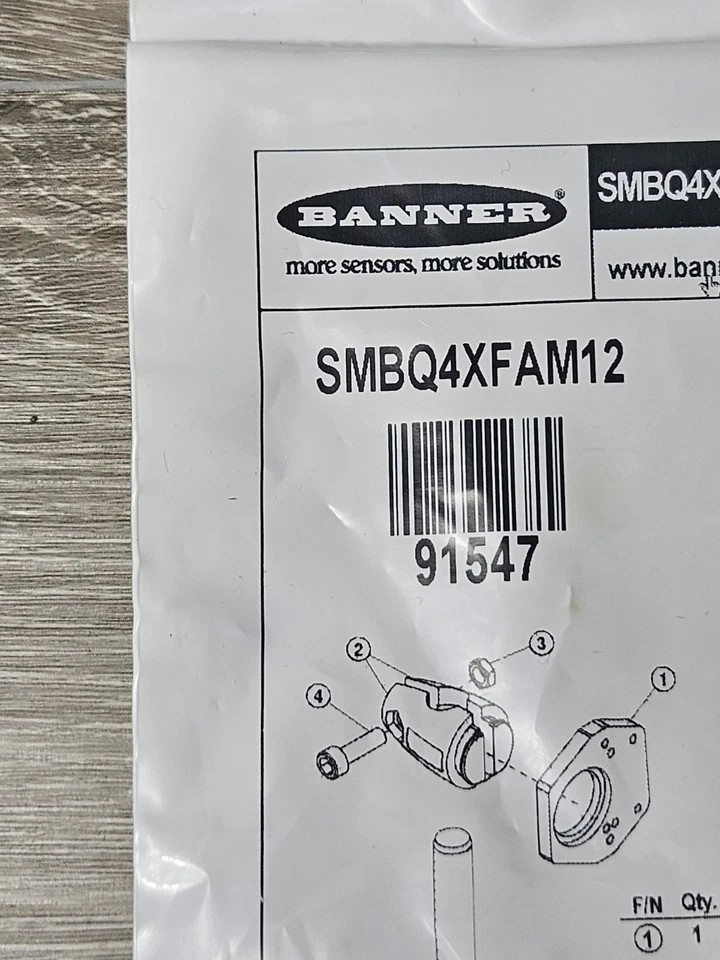 BANNER ENGINEERING SMBQ4XFAM12 / SMBQ4XFAM12 (NEW IN BOX) - Image 2 of 4