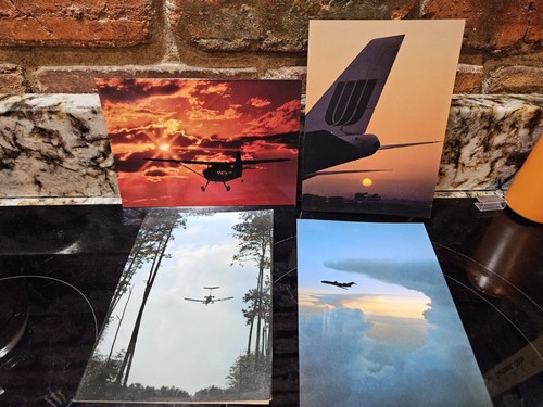 Unused Postcard Lot of 15 - Airplanes-Jets-Airliners-Props 5x7 opens to 10x7 - Picture 10 of 12