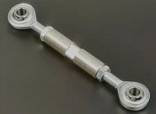 2 1/2" ADJUSTABLE TENSIONING ROD HEIM JOINT ALTERNATOR BRACKET SBC BBC 350 400