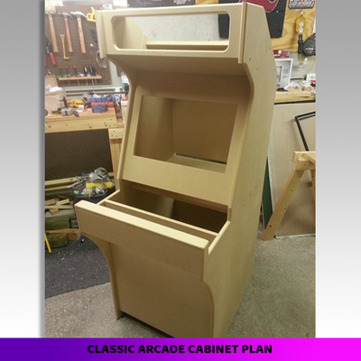 Classic Arcade Cabinet Diy Plan Fast Delivery Ebay