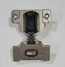 BLUM COMPACT 33, 110-Degree Hinge 32.160-01, w/ 1-3/8" Wrap Plate 130.214-01.02