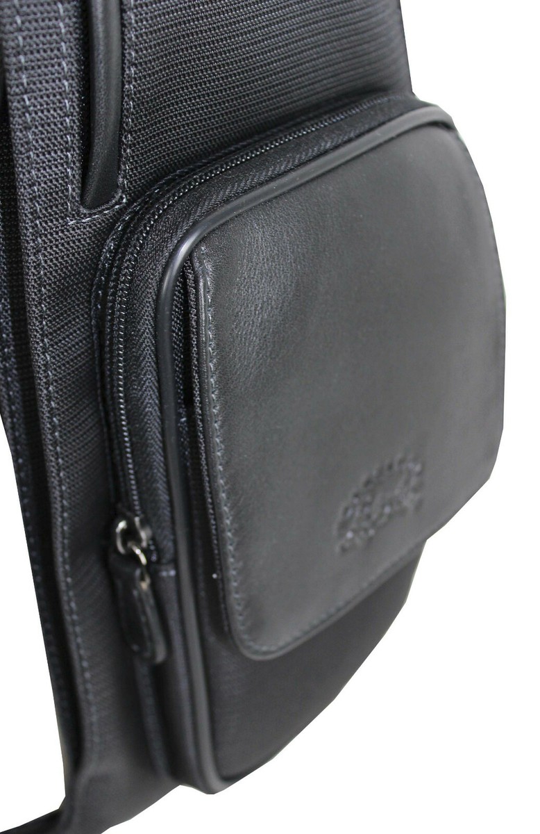 Sac Bandoulière Holster FRANCINEL Pour Homme - Nylon Et Cuir - Réf 653107 - Neuf étiqueté