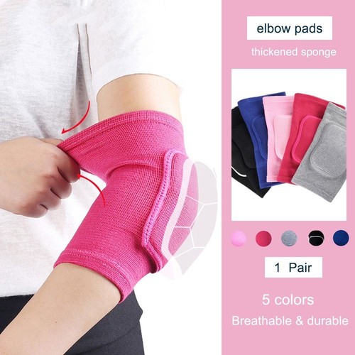 Adjustable Elbow Protectors Black Elbow Pads Gym Sports Elbow Support Tennis