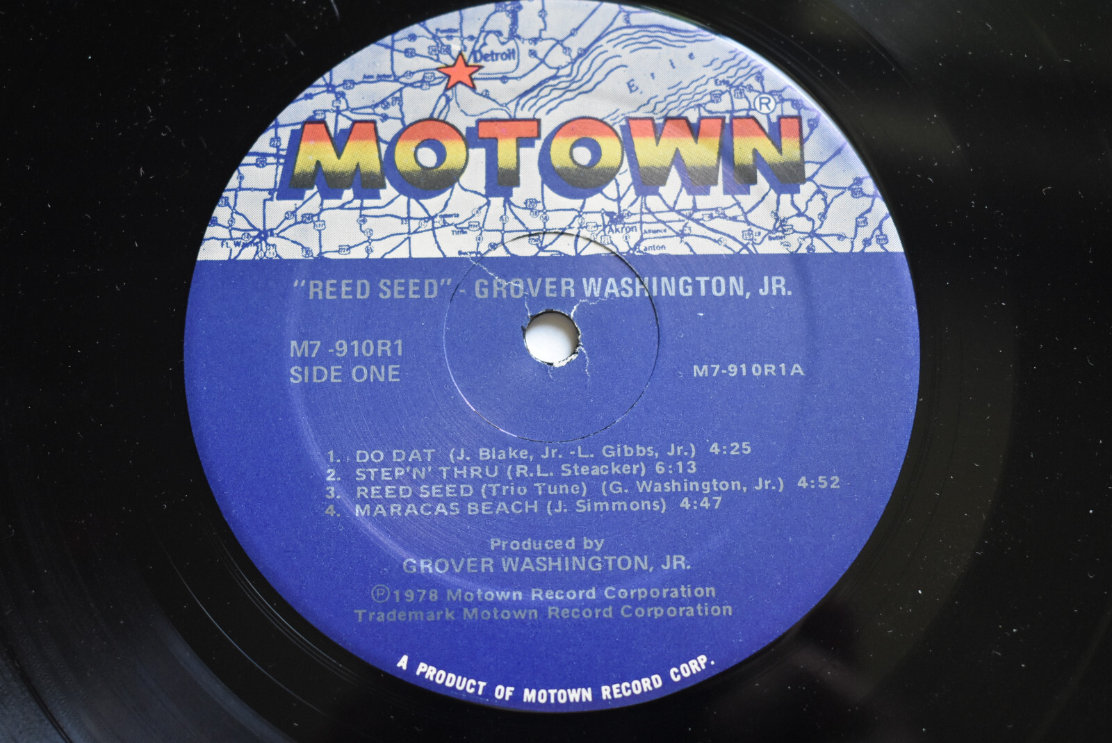 GROVER WASHINGTON JR REED SEED VINYL LP RECORD M7 910R1 JAZZ FUNK 1978