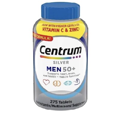 Centrum Silver Men 50  Multivitamin/Multimineral 275 Tablets