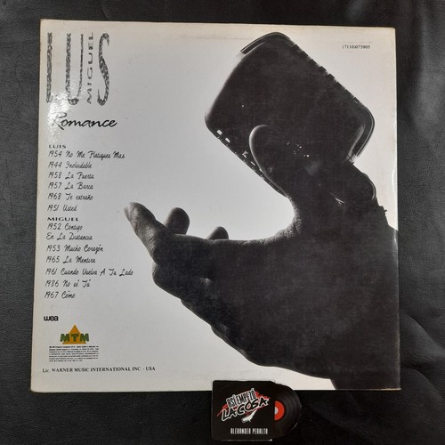 Luis Miguel – Romance - Latin, Pop, Ballad, Colombia, 1994 Gatefold Slee (EX) - Picture 3 of 16