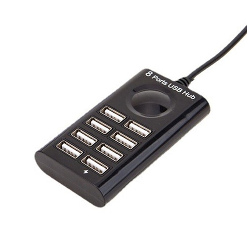 USB 2.0 Hub 8 Port Hub Multi Splitter Expander for Laptop Quick Data Transfer - Zdjęcie 6 z 10