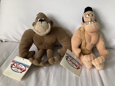 NWT VINTAGE George of The Jungle  Ape The Disney Store 8" Plush Bean Bag Tarzan
