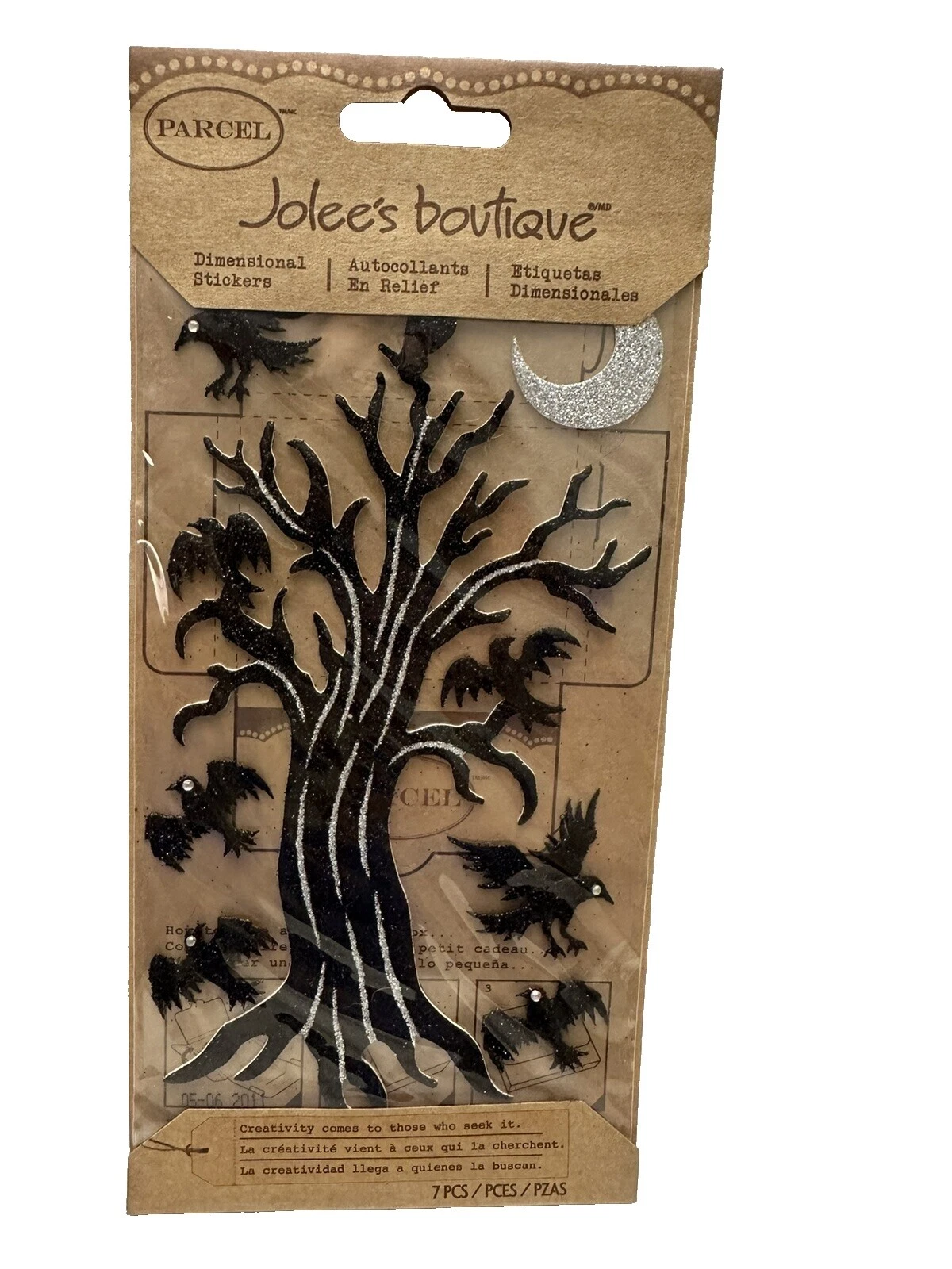 Negro Jolee's Boutique Halloween Pegatinas para colecciones de Recortes