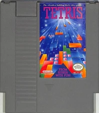 Tetris (1989) Nintendo NES Cartridge + Instruction Booklet