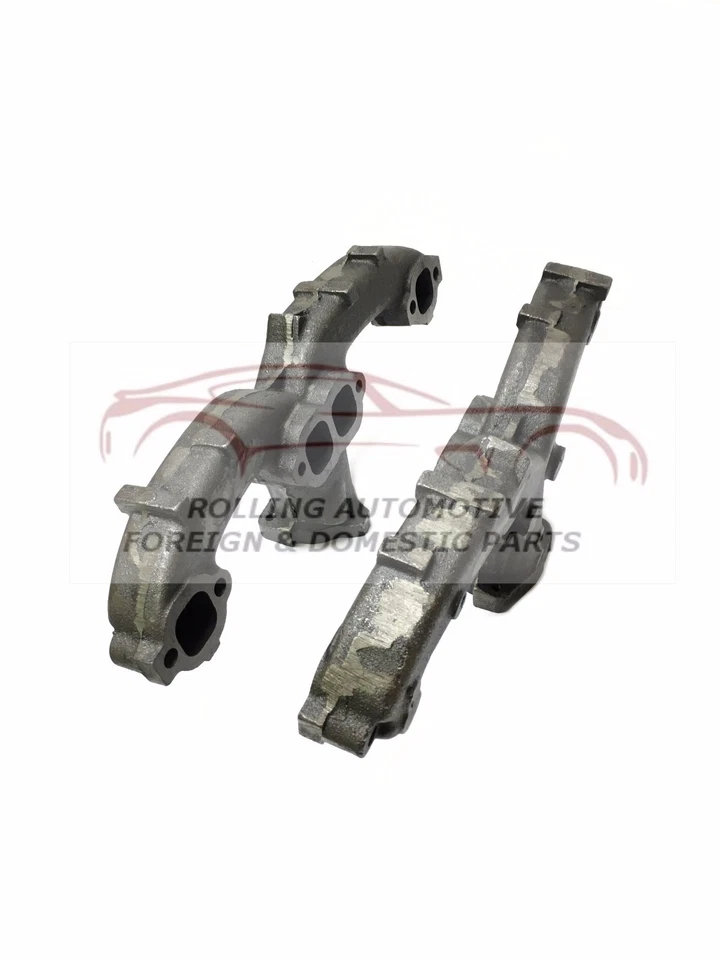 Chevy Rams Horn Exhaust Manifold Center Dump New Set 2pc - Изображение 2 из 4