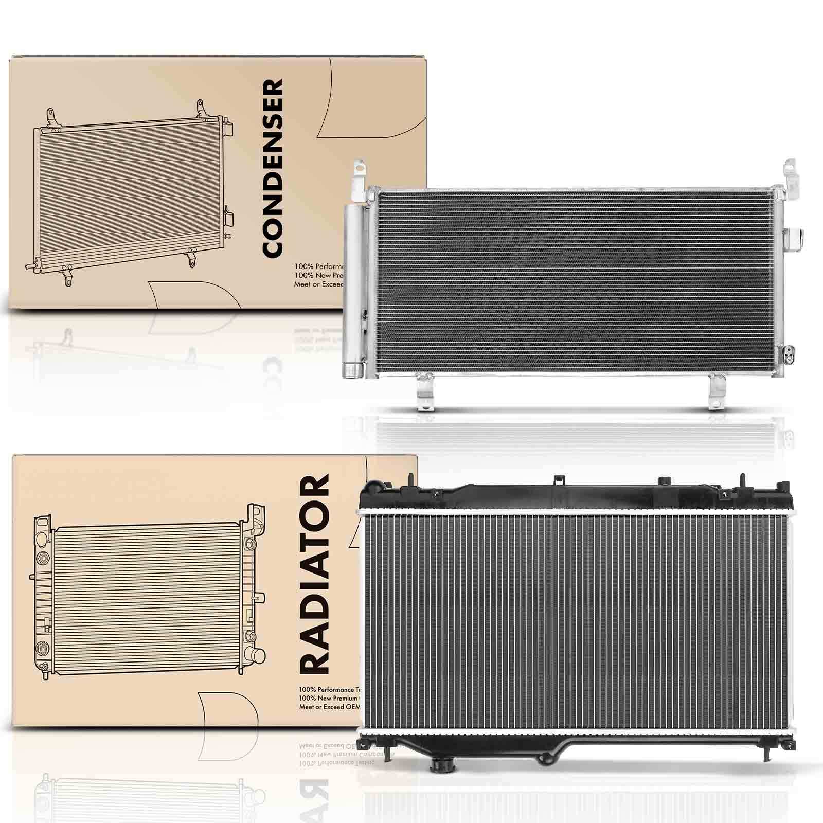 New Radiator & AC Condenser Cooling Kit for Subaru Forester 2014-2018 2.0L 2.5L