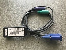 HP 520-290-505 KVM Switch PS2 Interface Conso...