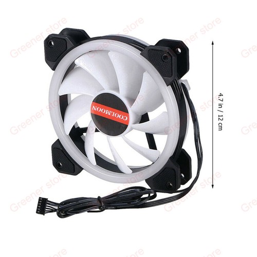 3/5/6er-Pack RGB PC Kühllüfter 120 mm leiser Kühler mit Controller Computer Desktop - Bild 7 von 15