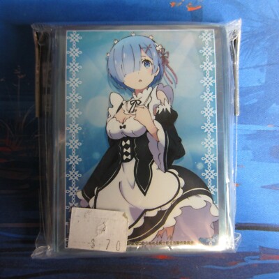 1X REM - REZERO - BUSHIROAD STANDARD SIZE CARD SLEEVE NEW SEALED