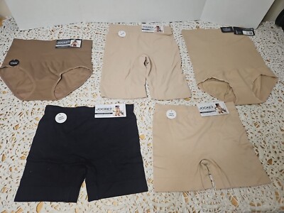 Lot 5 Pc Women's Shapewear Lot Jockey Size Small Slip Short/ Slimming Brief/ NWT