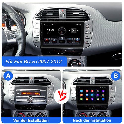 9" Autoradio Für Fiat Bravo II 2007-2012 Android 14 Carplay 32G GPS Navi RDS USB - Bild 4 von 12