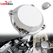 Chrome Top Cover Smooth For Harley Sportster Softail Dyna CV40 Carburetor 88-06 