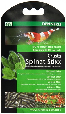 Dennerle Nano Crusta Spinat Stixx | 30g Garnelenfutter