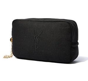 ysl black bag with gold chain