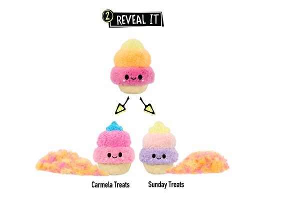 Fluffie Stuffiez small *ICE CREAM* Pull Fluff to Reveal Plush